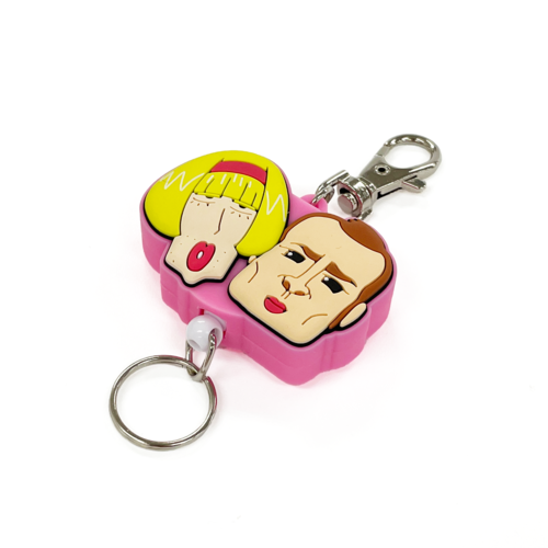 クレヨンしんちゃん リール付きラバーキーホルダー 女装ひろし